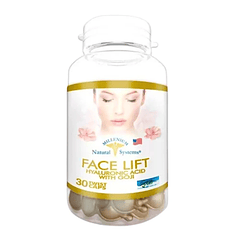 Face Lift Hyaluronic Acid Natural Systems 30 Cápsulas