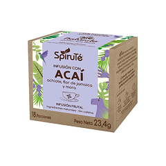 Spiruté Infusión con Acaí 18 Tisanas Naturela