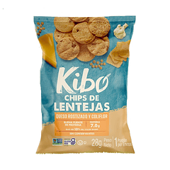 Kibo Chips de Lentejas Queso Rostizado y Coliflor 28 gr