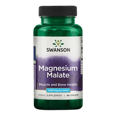 Magnesium Malate 1000 mg Swanson 60 Tabletas