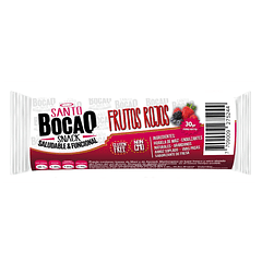 Barra de Frutos Rojos Snack 30 gr Santo Bocao