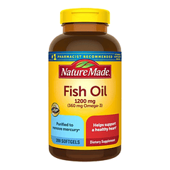 Fish Oil Omega 3 1200 mg 200 Softgels Nature Made