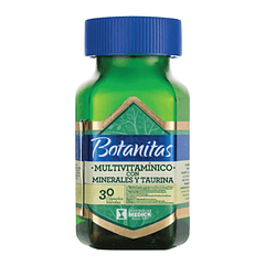 Multivitamínico Minerales y Taurina 30 Cáps Botanitas