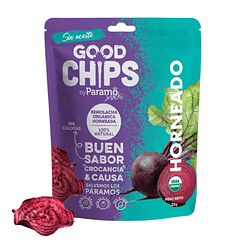 Remolacha Orgánica Horneada Good Chips 28 g 