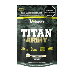 Titan Army 5 Libras Mass Gainer Vitanas Vainilla