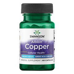 Copper 60 cápsulas Swanson