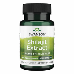 Shilajit Extract 60 Cápsulas Swanson