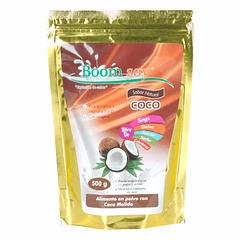 Alimento en Polvo con Coco Molido 500 gramos Boom Soy