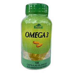 Omega 3 100 Softgels Alfa Vitamins