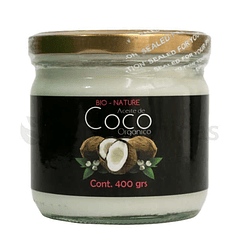 Aceite de Coco Virgen Organico Bio Nature 400 gramos