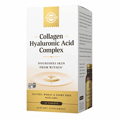 Collagen Hyaluronic Acid Complex 30 Tabletas Solgar
