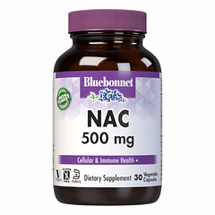 Nac 500 mg 30 Cápsulas Bluebonnet