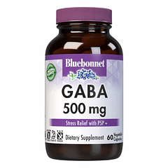 Gaba 500 mg 60 Cápsulas Bluebonnet