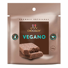 Brownie Artesanal Vegano 66 gr Chocolov