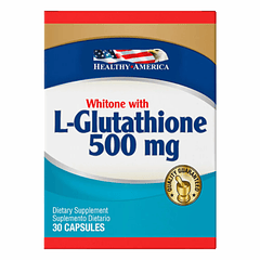 L-Glutathione 500 mg 30 Cápsulas Healthy America