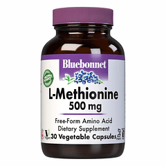 L-Methionine 500 mg 30 Cápsulas Bluebonnet