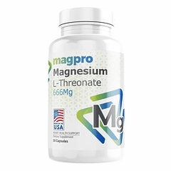 Magnesium L Threonate 666 mg 30 Cápsulas Magpro