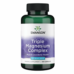 Triple Magnesium Complex 100 Cápsulas Swanson