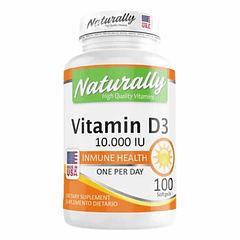Vitamina D3 10000 IU 100 softgels