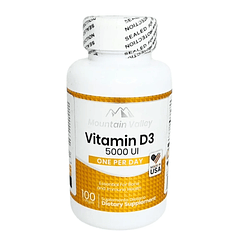 Vitamin D3 5000 UI 100 Softgels 