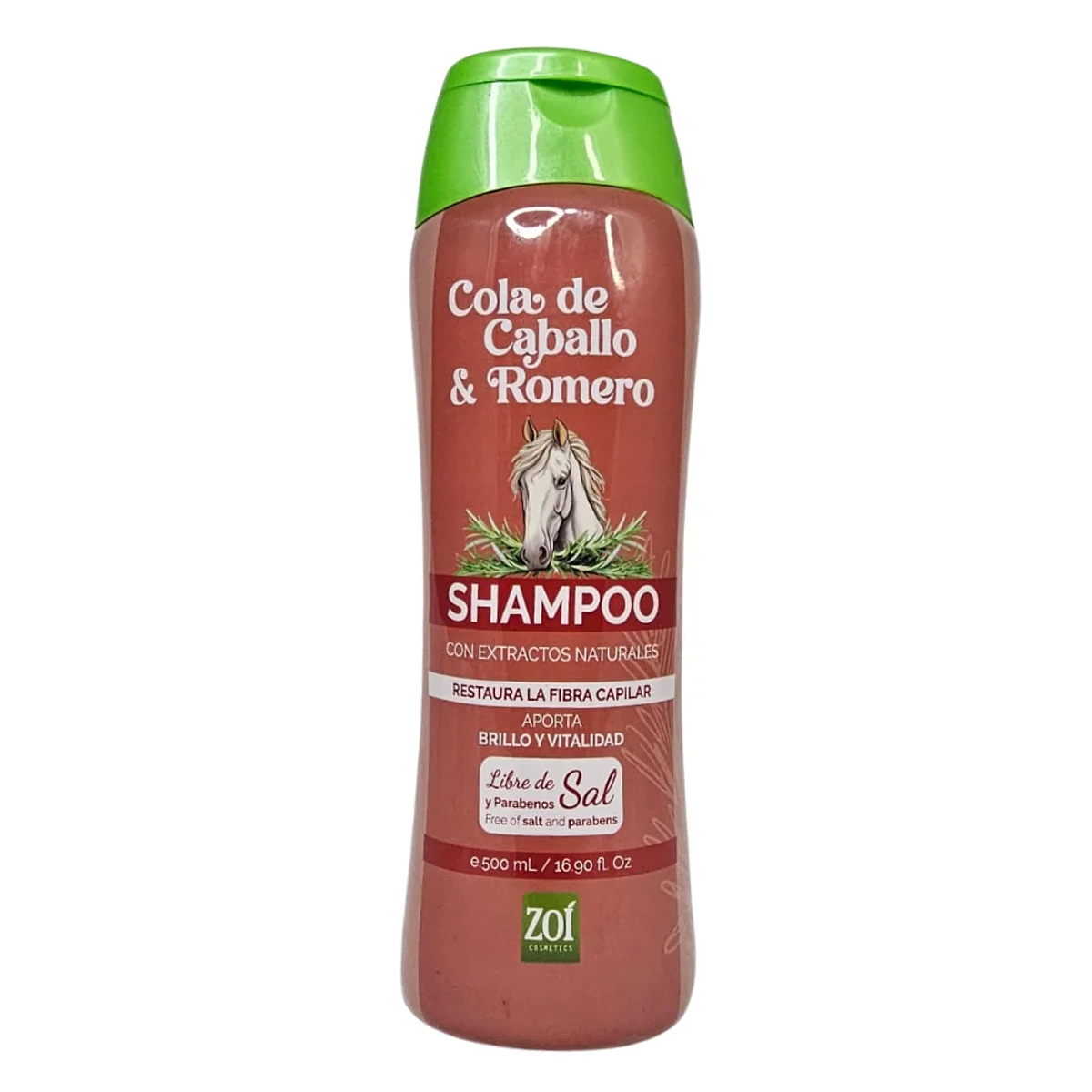Shampoo Cola de Caballo y Romero 500 ml Zoí Mis Vitaminas