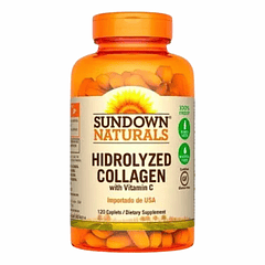 Colágeno Hidrolizado con Vitamina C 120 Cápsulas Sundown