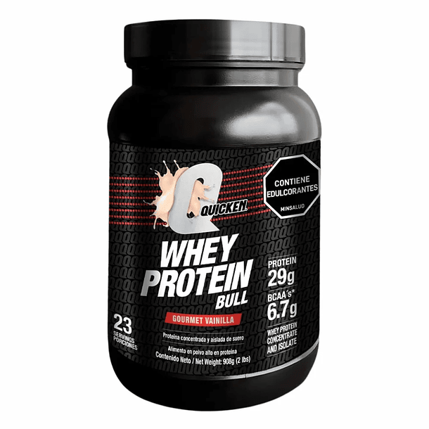 Quicken Whey Protein Bull 908 g Vainilla