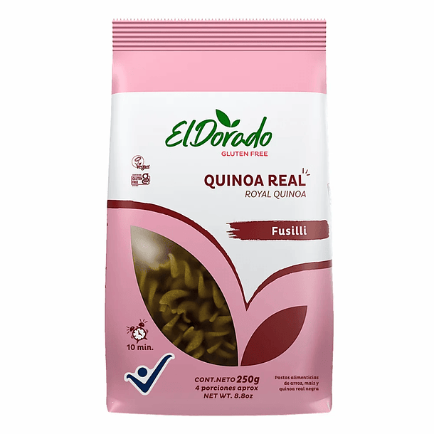 Pasta de Quinoa Real Fusilli 250 g El Dorado