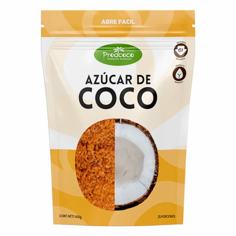 Azúcar de Coco 400 gr Prodcoco 1