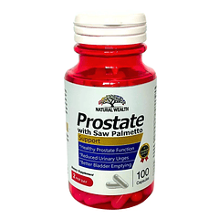 Prostate with Saw Palmetto Natural Wealth 100 Cápsulas