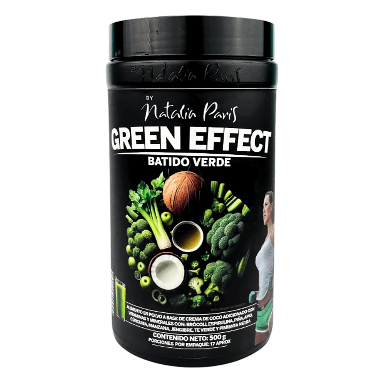 Green Effect Batido Verde 500 gr By Natalia Paris 1