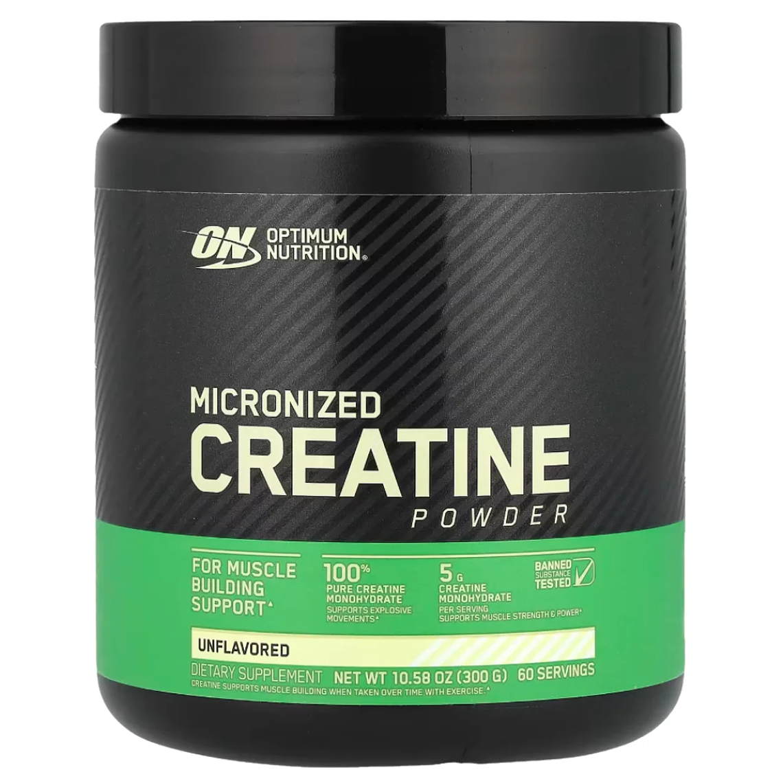 Micronized Creatine Powder 300 gramos Optimun Nutrition  1