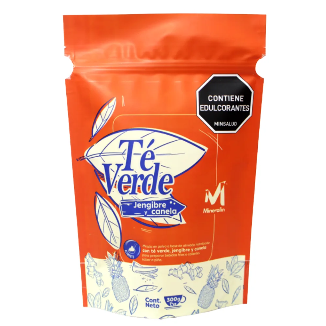 Té Verde Jengibre y Canela 300grs Mineralin 1