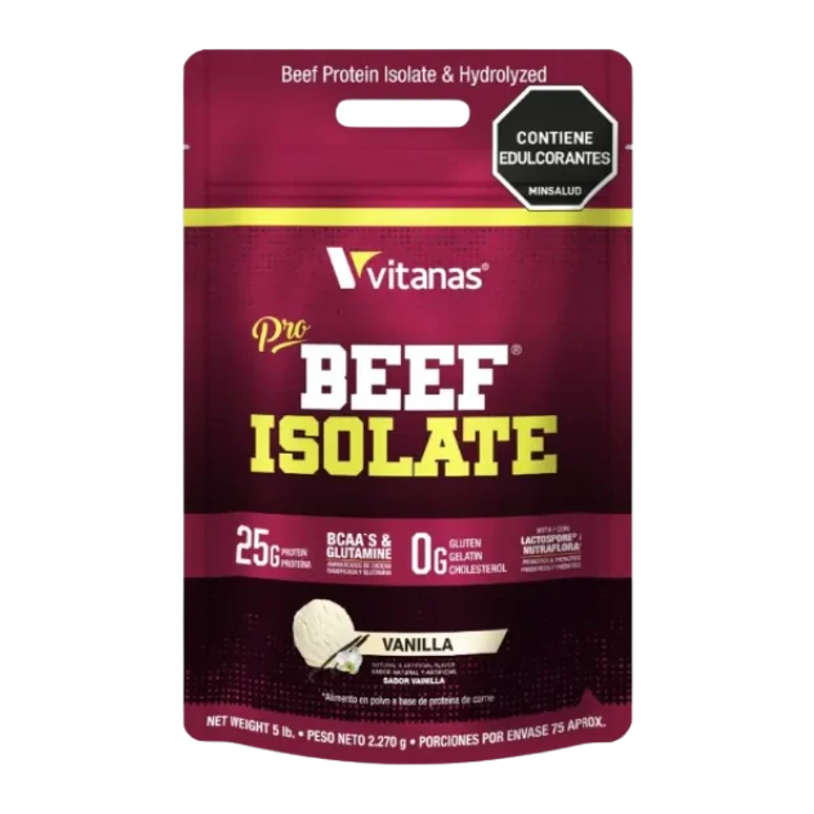 Pro Beef Isolate 5 Libras Vitanas Proteina de Carne 1