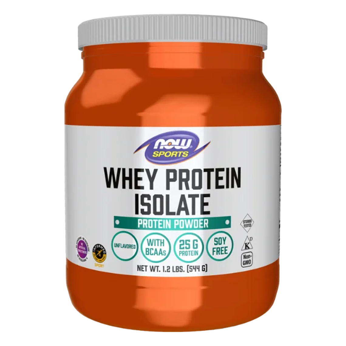 Whey Protein Isolated  1.2 libras Now Sports Sin Sabor  1
