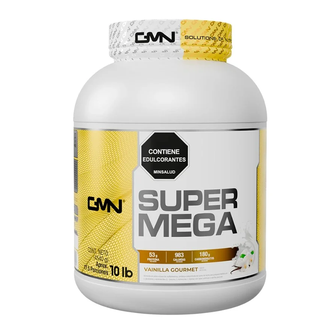 Super Mega 10lb Vainilla Gourmet Tarro Gmn 1