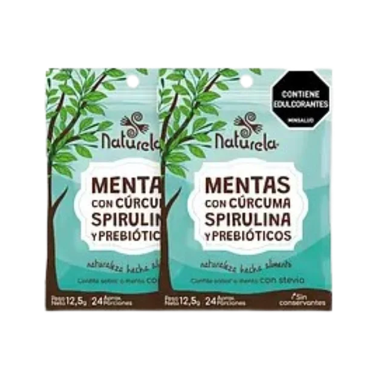 Spirumenta Mentas 12.5 gramos Naturela 1