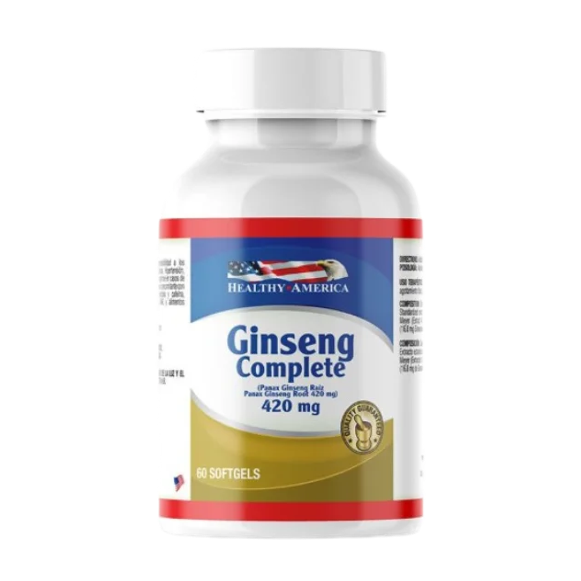 Ginseng Complete 60 softgels 420 mg Healthy America 1