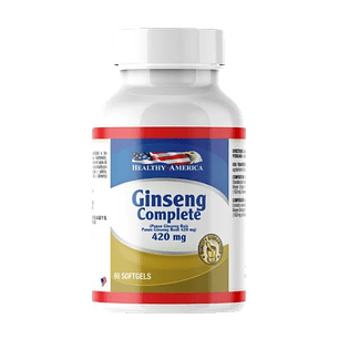 Ginseng Complete 60 softgels 420 mg Healthy America