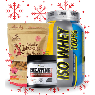 Combo Navidad Deporte Proteina Creatina Rosquillas