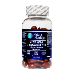 Aloe Vera y Coenzima Q10 60 Softgels Natural Nutrition