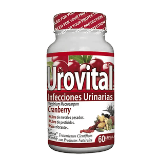 Urovital Natural Freshly 60 Cápsulas