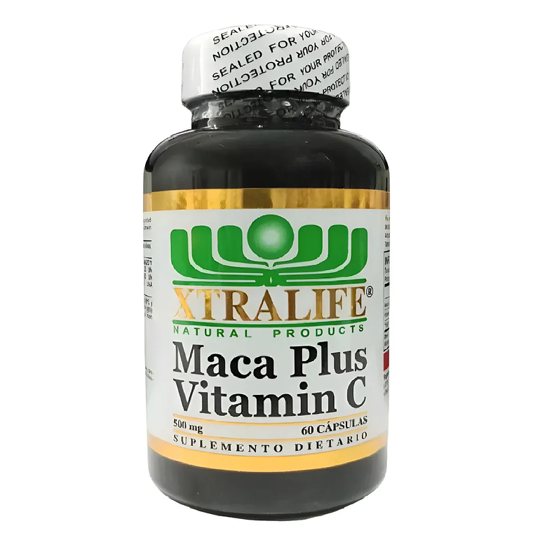 Maca Plus Vitamina C 60 Cápsulas Xtralife  1