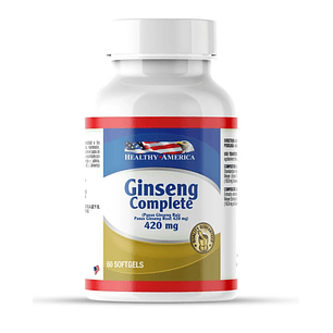 Ginseng Complete 60 softgels 420 mg Healthy America