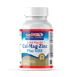 Cal-Mag-Zinc plus VD3 90 softgels Healthy America