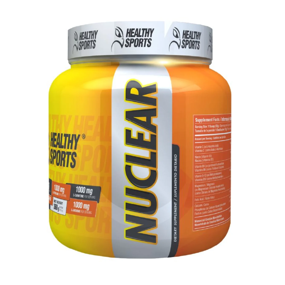 Nuclear Pre Entreno 30 Servicios Healthy Sports 1