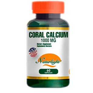 Coral Calcium 1000 mg 60 Capsulas Naturlight