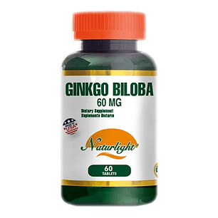 Ginkgo Biloba 60 mg Naturlight 60 Tabletas 