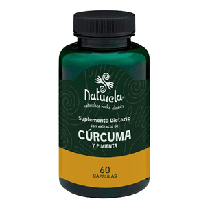 Cúrcuma y Pimienta Naturela 60 Cápsulas