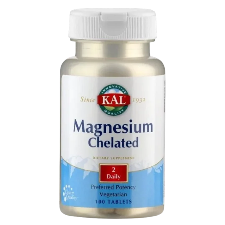 Magnesium Chelated – KAL 100 Tabletas 1